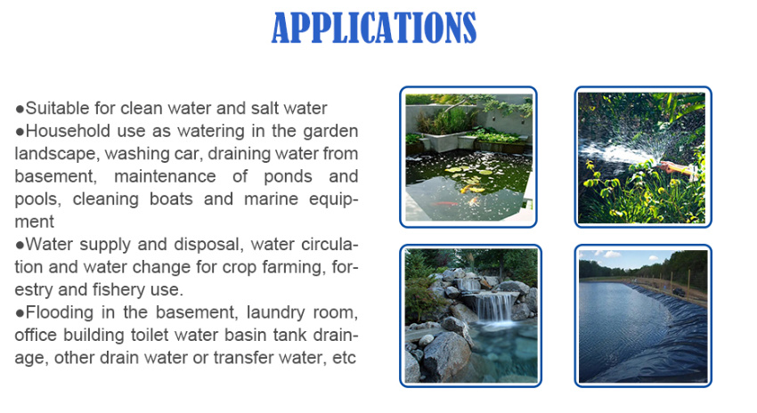 Home Depot S&oacute;tano S&oacute;tano Garaje Piso Estanque de peces Sumidero Bombas centr&iacute;fugas de drenaje de agua sumergibles de pl&aacute;stico peque&ntilde;as